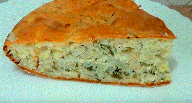 Заливной пирог с капустой на кефире в духовке, 8 вкусных рецептов