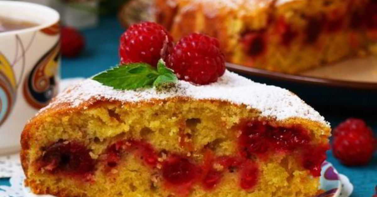 7 лучших рецептов малинового пирога