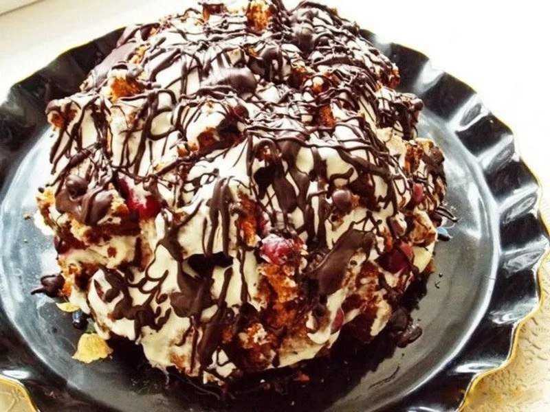 Как приготовить шоколадный торт с вишней по пошаговому рецепту и фото