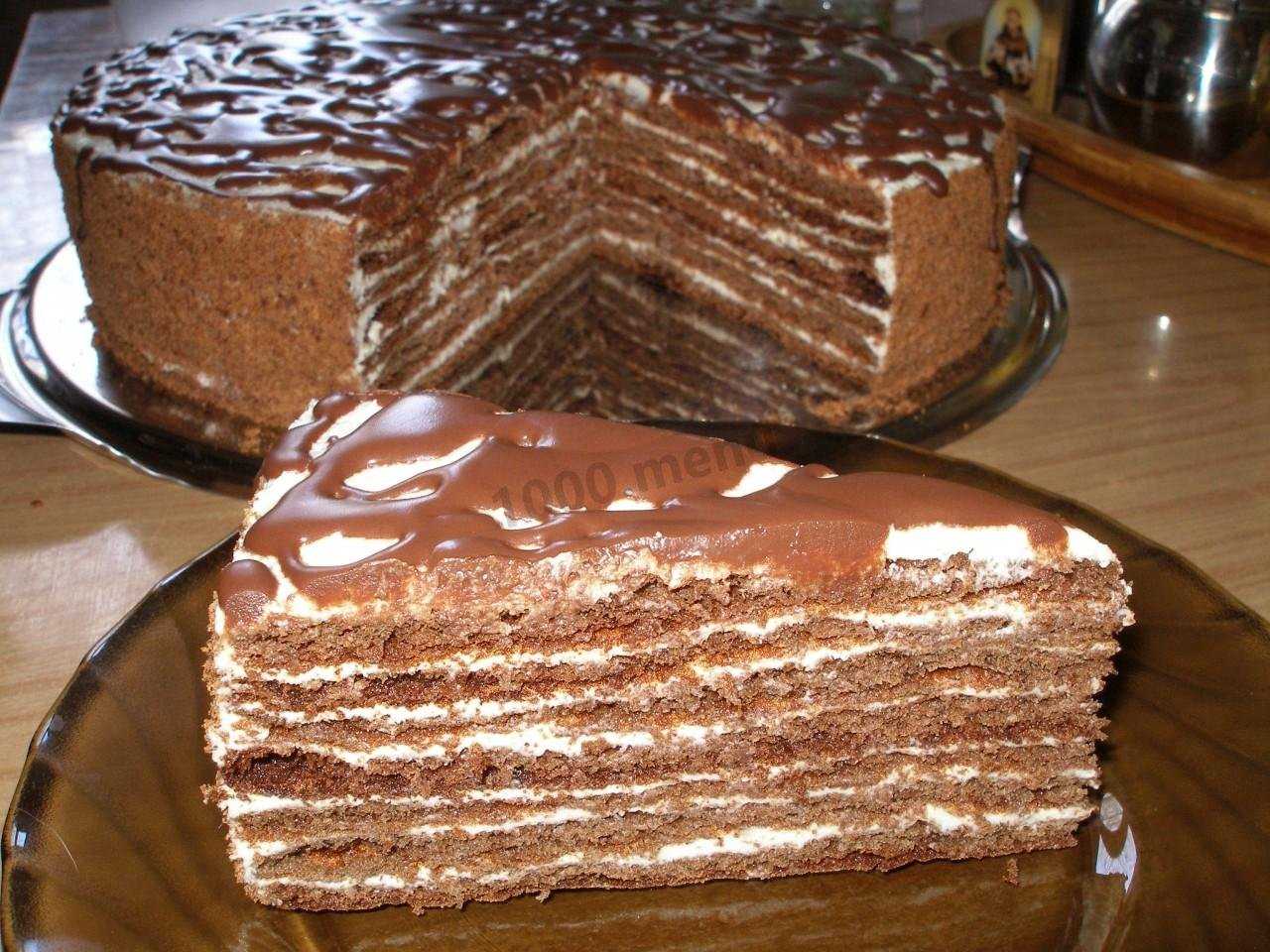 Пошаговый рецепт классического торта медовик с фото