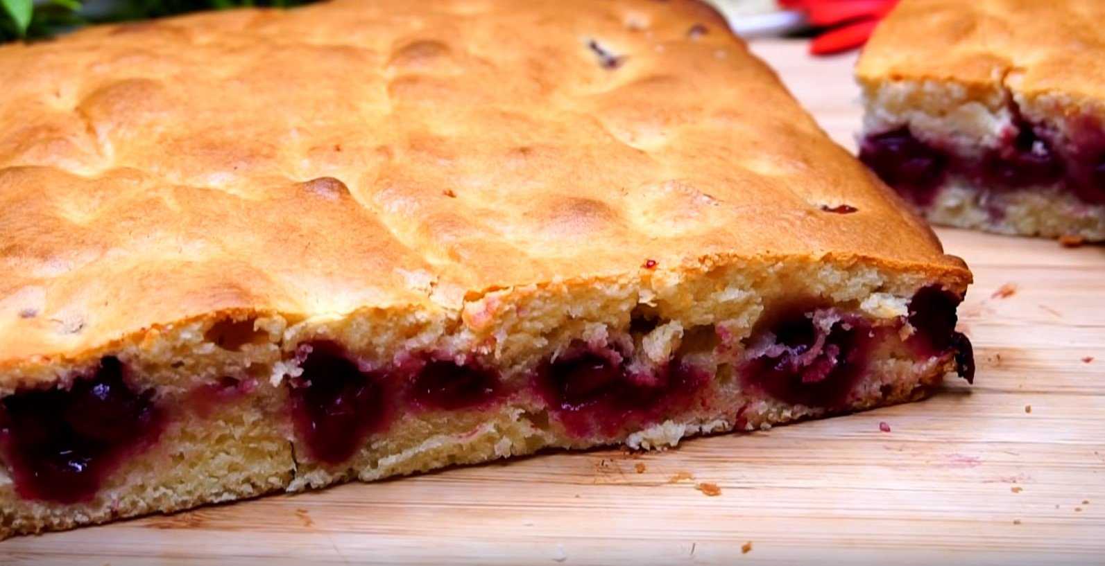 Пирог с вишней: простые рецепты и особенности приготовления :: syl.ru