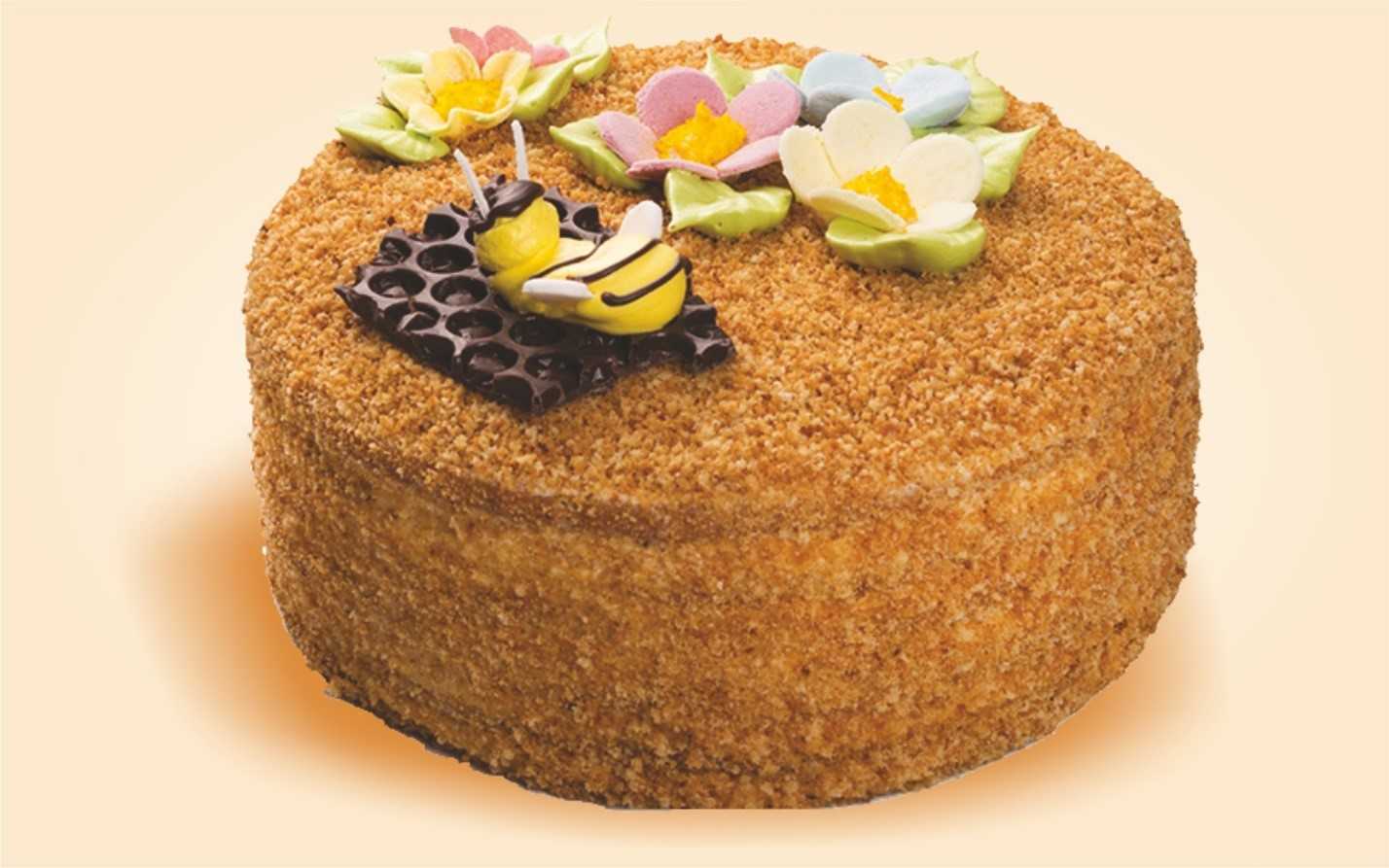 Крем из сметаны для медового торта — все про торты: рецепты, описание, история