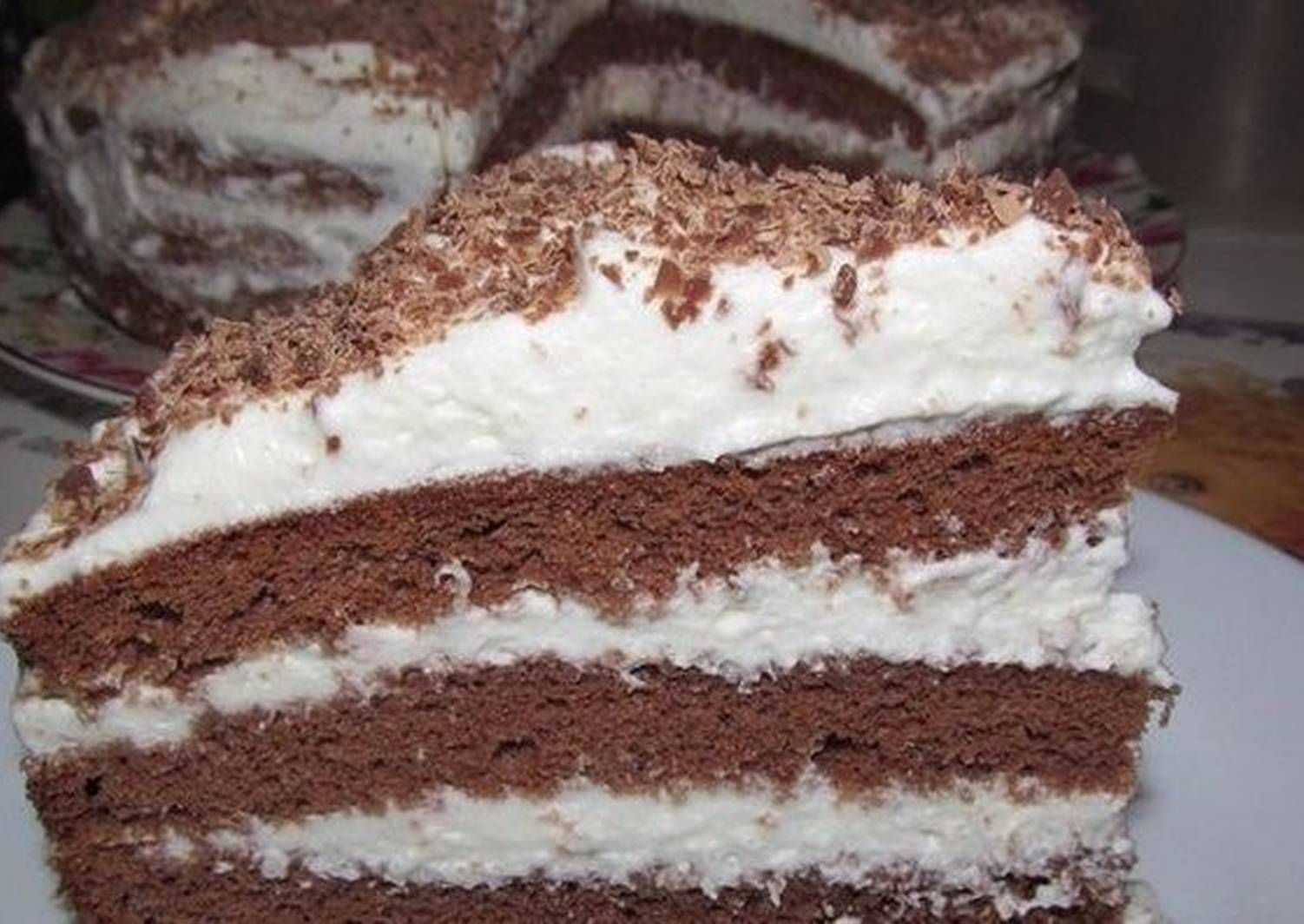 Как приготовить шоколадный торт на кефире по рецепту с фото