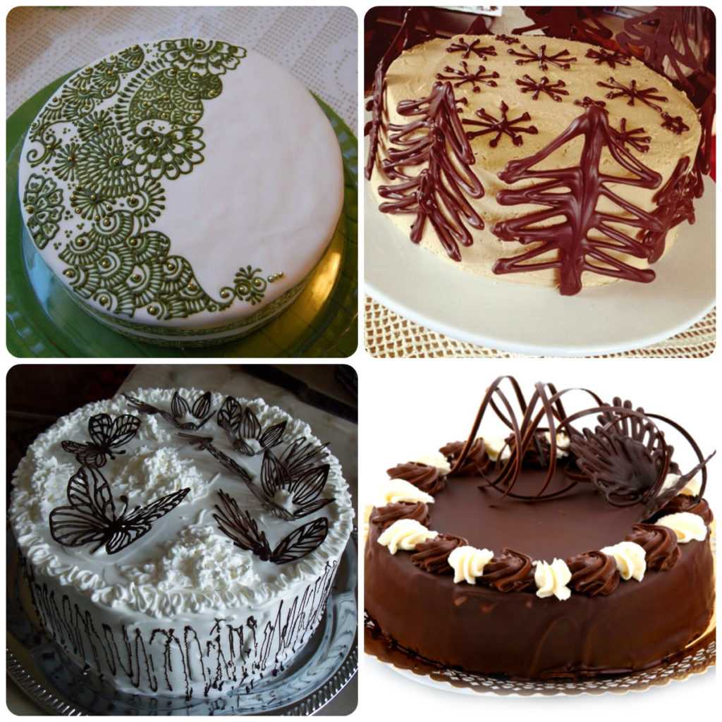 Как сделать узоры из шоколада для украшения торта своими руками: фото и видео-инструкция