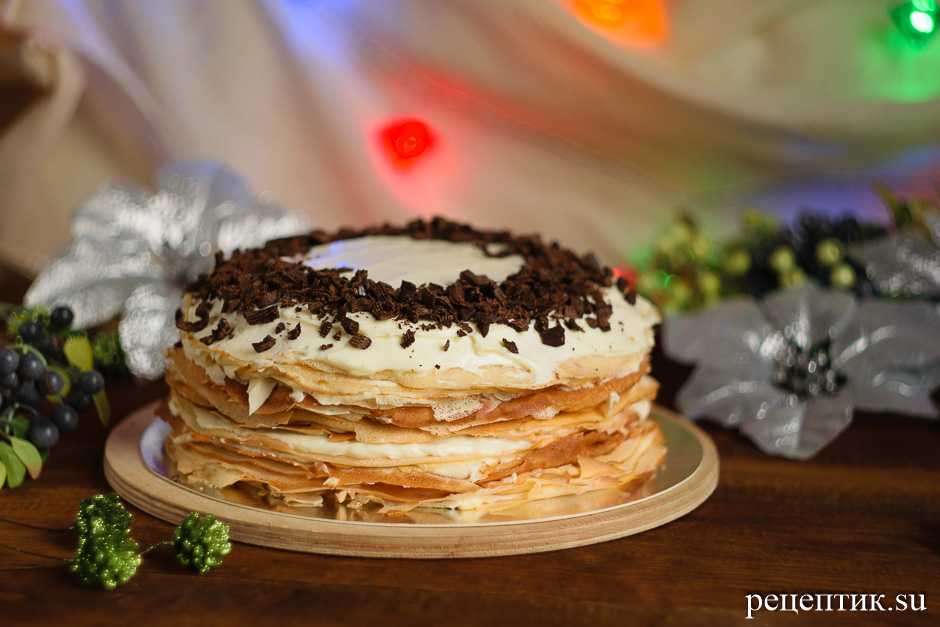 Торт «крепвиль» в домашних условиях, рецепт с фото | волшебная eда.ру